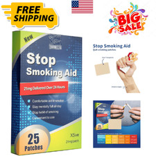 Smoking Aid Stop Smoking Patches Step 1 Step 2 Step 3 Nicotine 25 Patches - USA