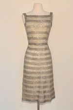 50’s RARE SIR NORMAN HARTNELL COUTURE Dress! Queen Elizabeth’s Royal Dressmaker