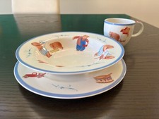Villeroy  Bosh Family Bears 3 Piece Childrens Dining Set