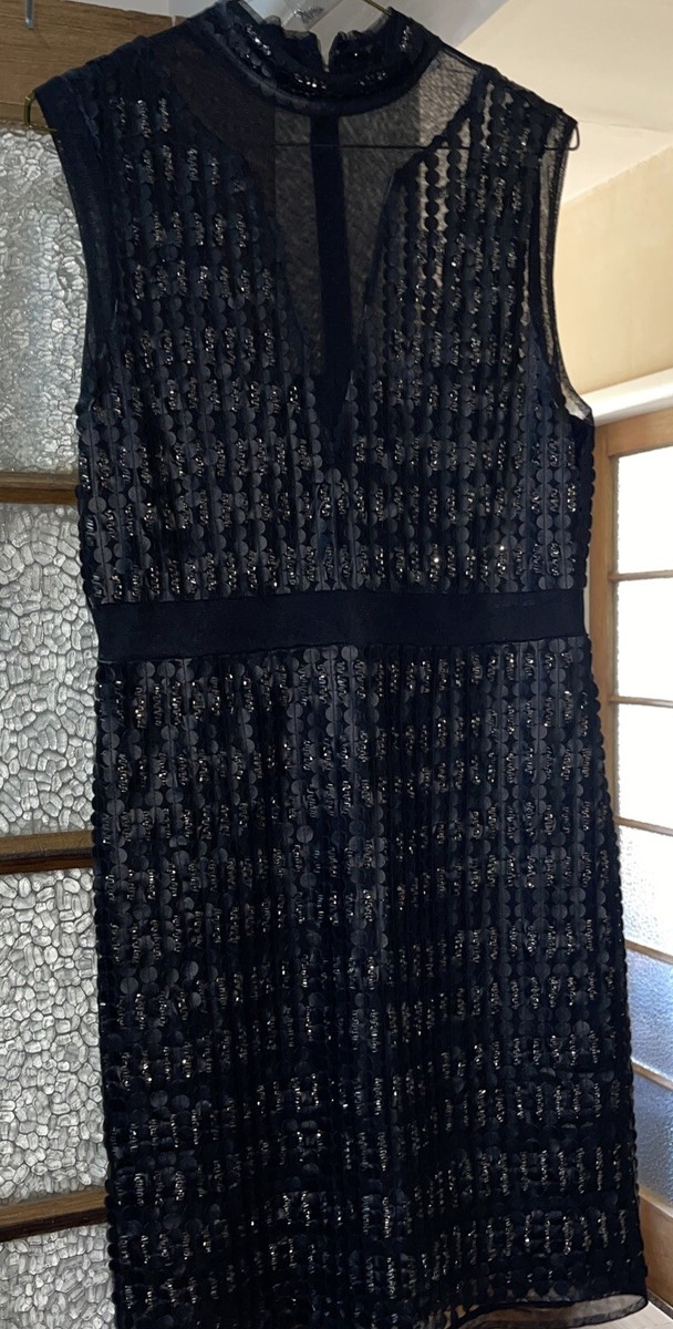 michelle keegan Black Faux Leather Detailing Glitzy dress size 12 Christmas | eBay UK michelle keegan Black Faux Leather Detailing Glitzy dress size 12 Christmas | eBay UK