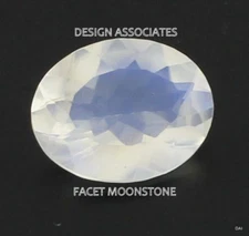  Rainbow Moonstone Faceted OVAL Cut Calibrated 8x6 MM White Color Natural Gem