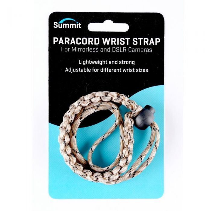 Summit Paracord Camera Wrist Strap - Beige