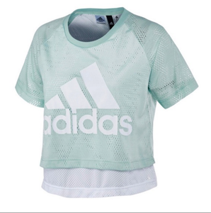 adidas mesh crop top