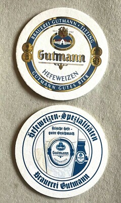 Bierdeckel - Coaster - Beermat ,  Brauerei GUTMANN , Titting / Oberbayern #1045#