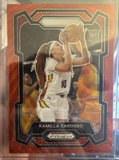 2024 Prizm Draft Picks KAMILLA CARDOSO Red Wave Rookie #59