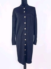Liz Claiborne Button-Down Long Sleeve Sweater Dress
