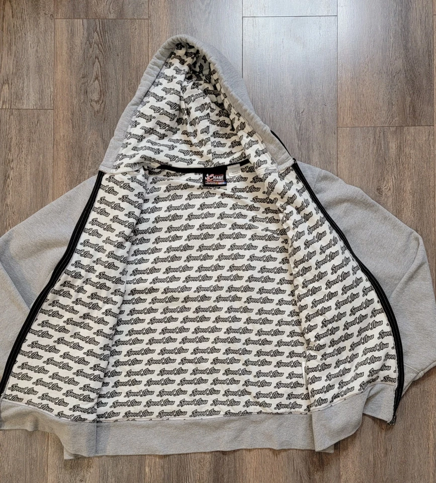 Sudadera gris con cremallera completa Chase Authentics Nascar Jeff Burton #31 para mujer talla L Foto 4 de 4