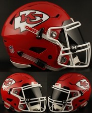 KANSAS CITY CHIEFS NFL Riddell SPEEDFLEX Authentic Gameday Football Helmet