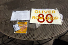 Oliver 80 Row Crop Tractor Decal Set