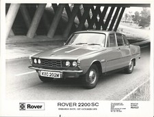 ROVER 2200 SC 1973 PUBLICITY B/W PHOTOGRAPH