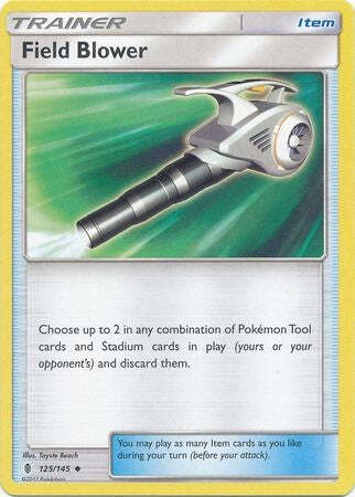 Field Blower 125/145 Uncommon - Pokemon Sun & Moon Guardians Rising Card