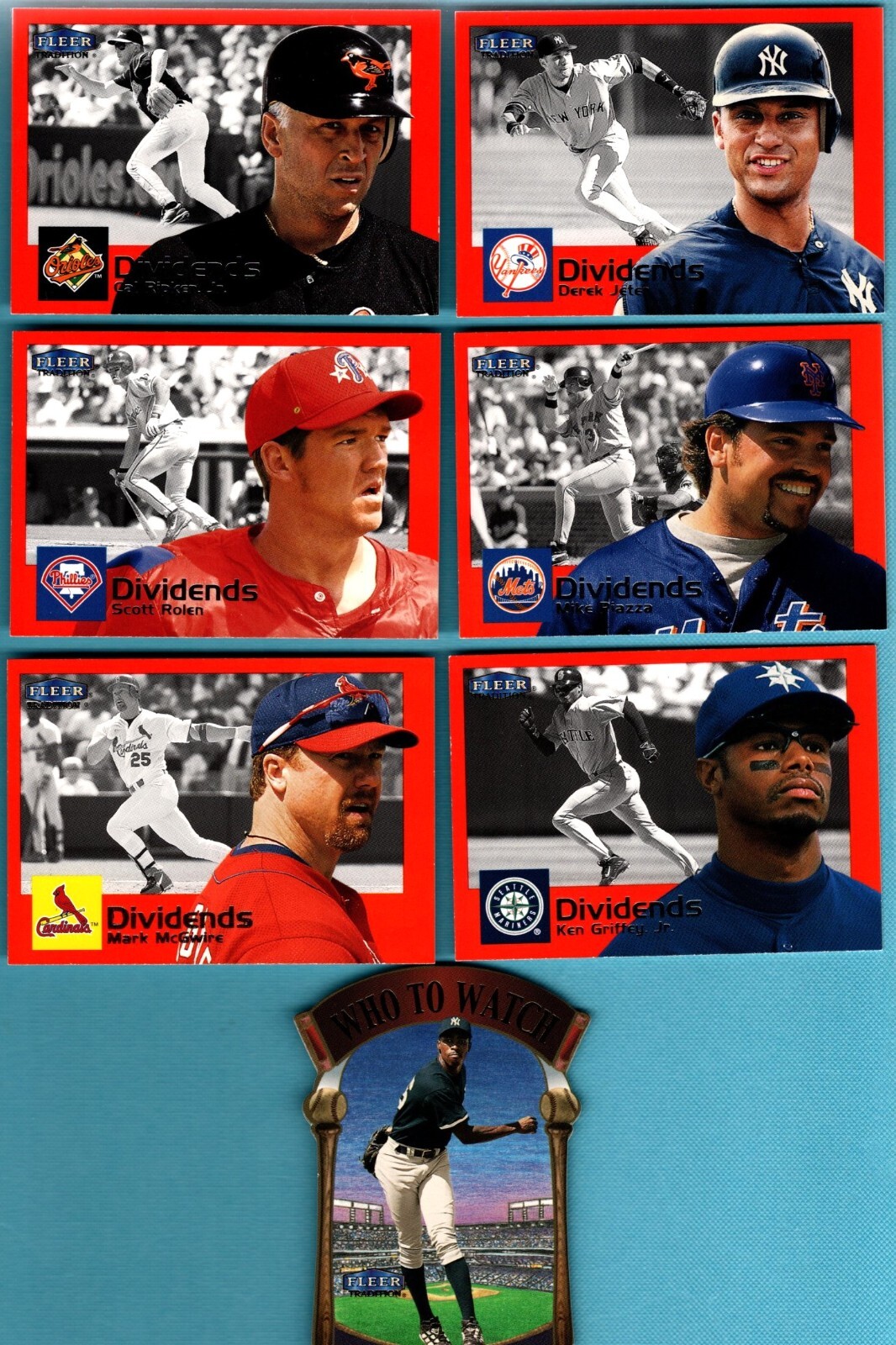много карт 2000 Fleer Tradition Dividends