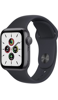 Apple Watch SE 44mm Aluminiumgehäuse mit Fluorelastomerarmband 