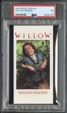 VINTAGE Willow Ufgood Warwick Davis TRADING CARD Ziploc 1988 PROMO PSA 1 POP 1
