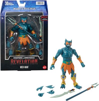 Masters of the Universe Mer-Man Actionfigur Spielzeug Masterverse Revelation Netflix