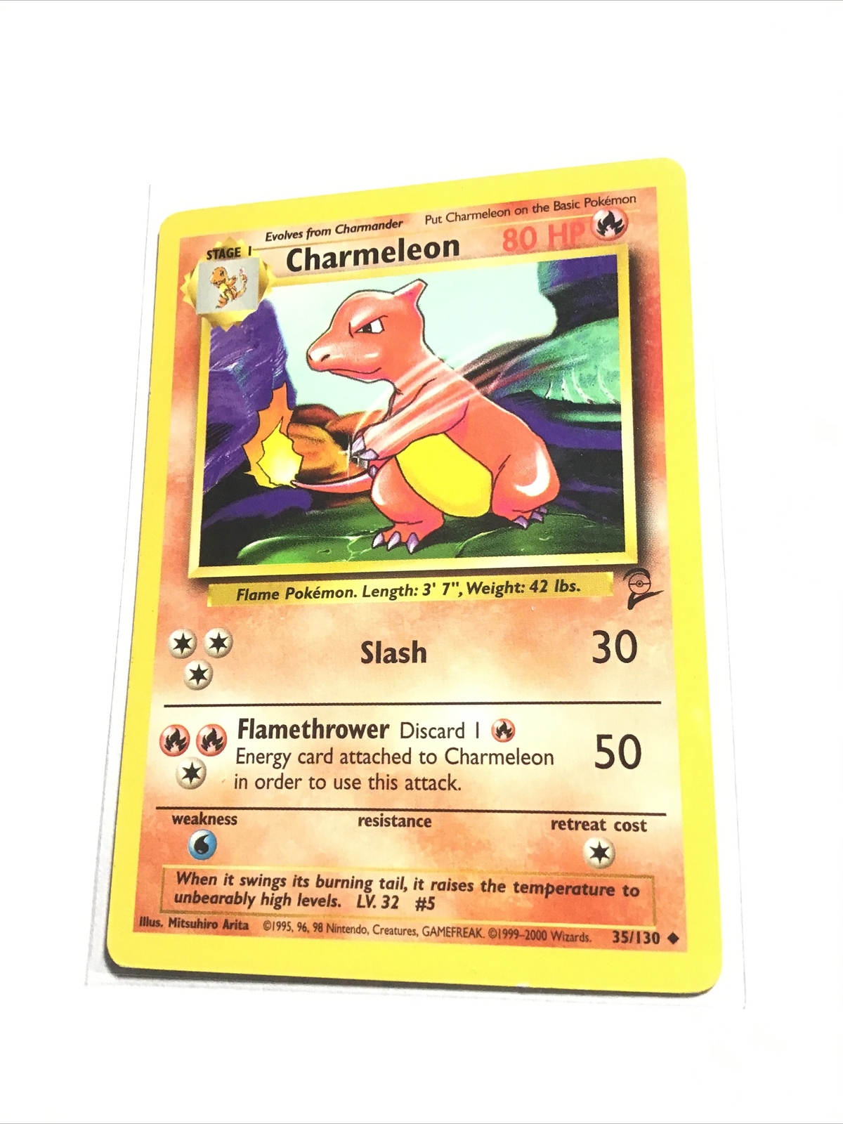 CHARMELEON - 35/130 - Base Set 2 - Pokemon Card - PL