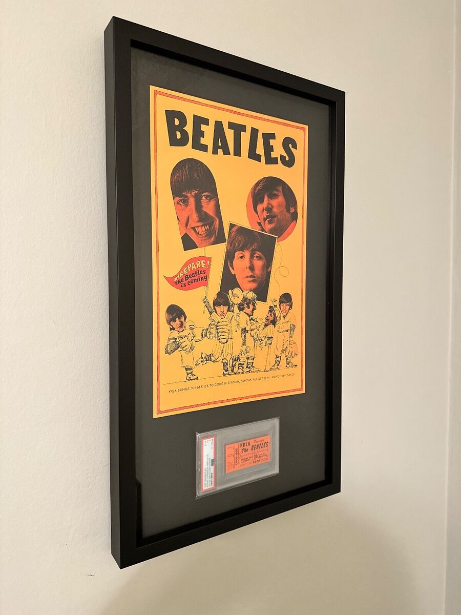 1966 THE BEATLES DODGERS STADIUM TICKET STUB 8/28/66 PSA 5 1966 THE BEATLES DODGERS STADIUM TICKET STUB 8/28/66 PSA 5