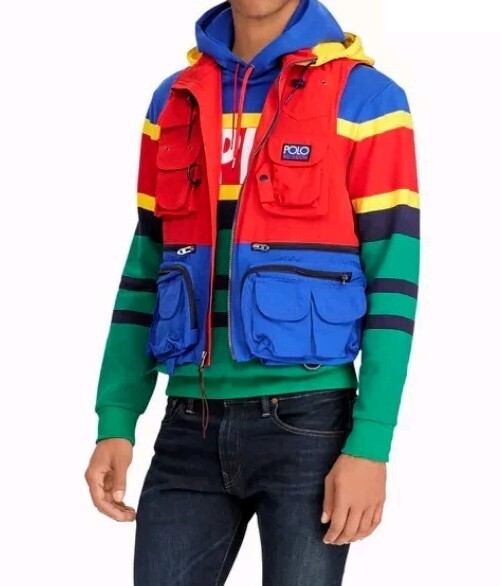 Polo Ralph Lauren Hi Tech Utility Vest/Snow Beach / P-Wing