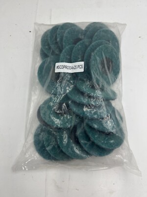 3 Pack of 25 Benchmark Abrasives 3'' Quick Change Nylon Surface Conditioning Disc