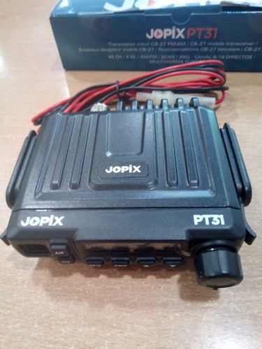 Emisora de 27 Mhz JOPIX PT-31 BANDA CIUDADANA FM/AM MULTINORMAS PEQUEÑA - Imagen 7 de 10