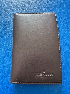 Zenith watch credit card folder notebook - Zenith Uhren  Kartenetui Notizblock