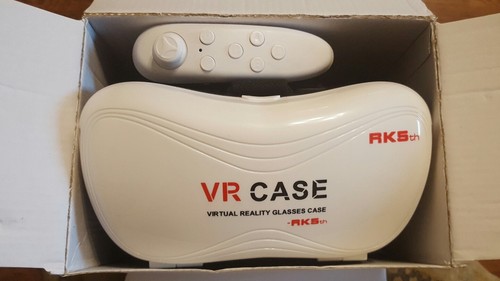 Google Cardboard 3nd CASE Virtual Reality 3D Glasses Gamepad for iPhone white MT - Picture 3 of 5
