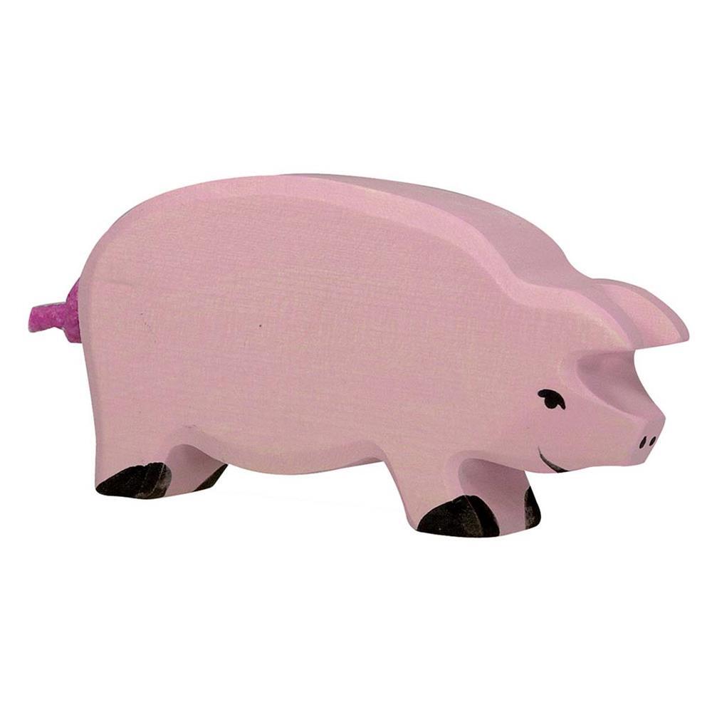 Schwein около 13 x 28 x 65 см Спираль Хольцфигура Хольцшпилзойг NEU 3090₽