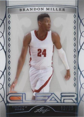 2023 Leaf Trinity Clear - Brandon Miller #C-3