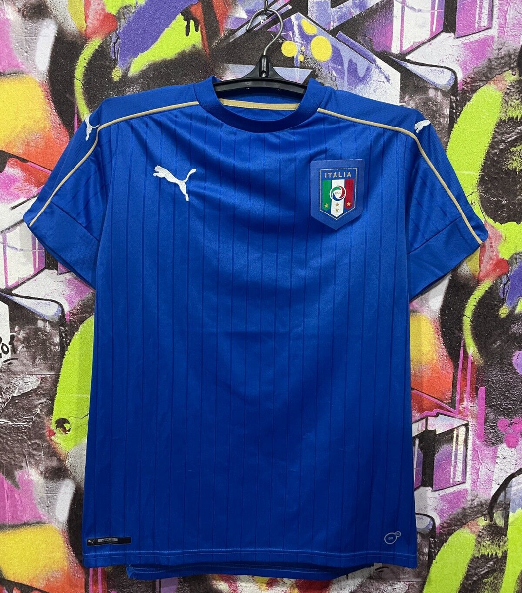 Italy National Football Team 2016 2017 Home Soccer Jersey Shirt Puma Mens  size S