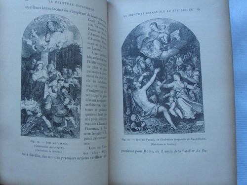 1893 LEFORT Paul. La Peinture Espagnole. Ancienne maison Quantin illustrated HB - Picture 8 of 12