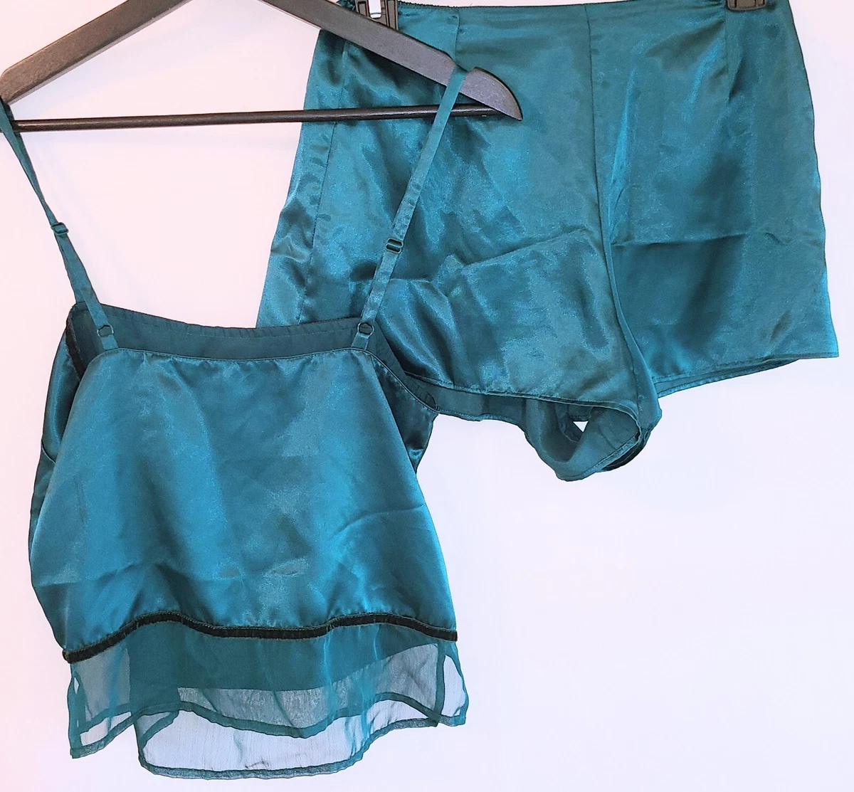 Two piece online satin pajama set