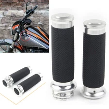 1" Handlebar Hand Grips For Aprilia Harley Touring Electra Glide Ultra Classic