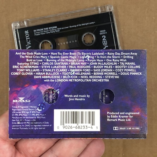 JIMI HENDRIX TRIBUTE IN FROM THE STORM Cassette Tape DOUG PINNICK STING Rare - Picture 4 of 5