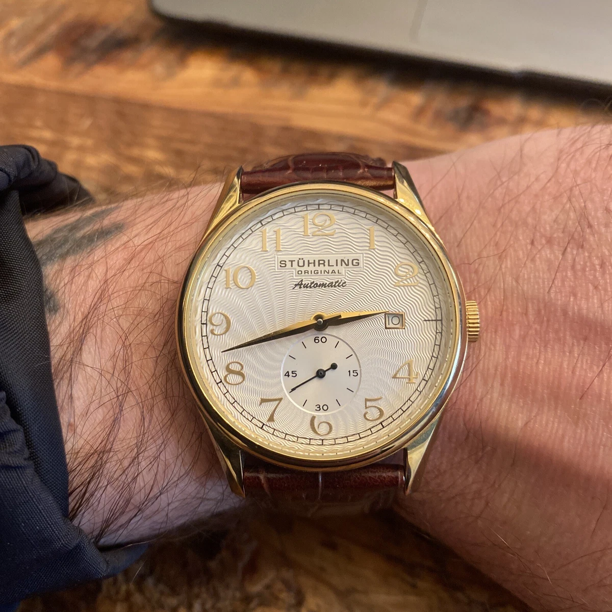 Stuhrling original gold watch clearance