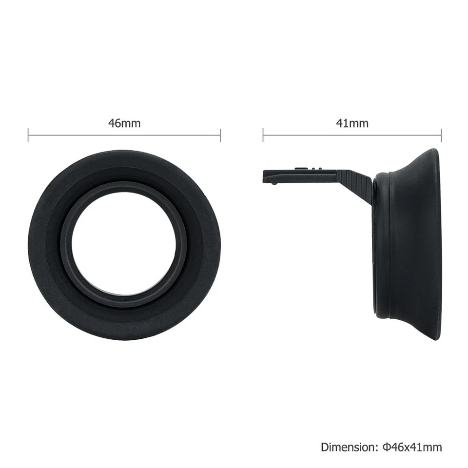Eyecup Eyepiece Viewfinder Mount Hot Shoe for Fujifilm X-T30 III II X-T20 X-T10 - Image 2 of 4
