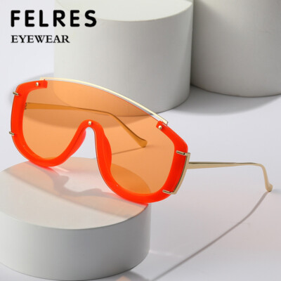 Men Women Siameses Lens Sunglasses Outdoor Driving Shade Glasses UV Protection
