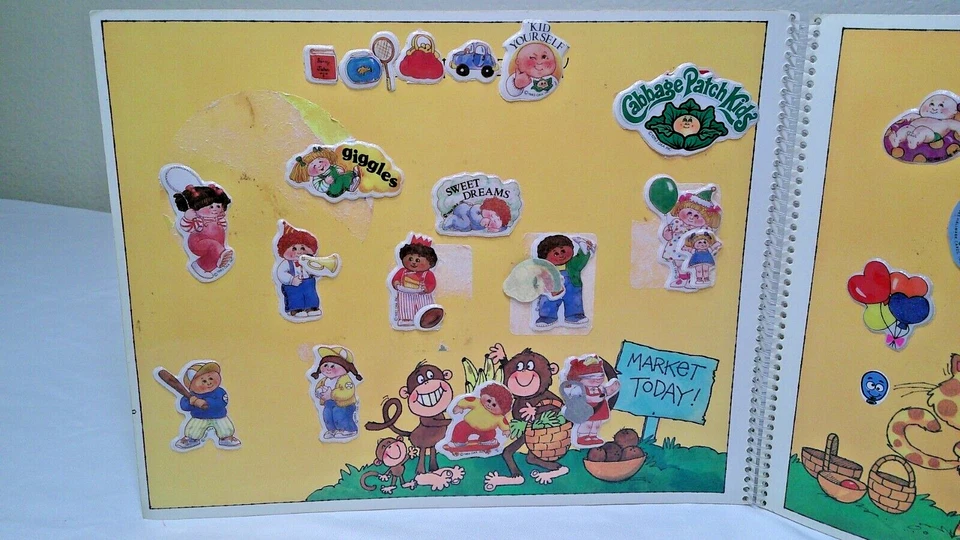 Vintage 1983 HALLMARK Sticker Album w/ Lisa Frank, CPK, Scratch Sniff, Gremlins - Image 4 of 4