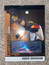 2008 Topps Co-Signers Silver Bronze #102 David Davidson Auto Rookie Card /400