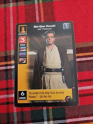 Obi-Wan Kenobi Jedi Padawan 1999 Decipher Inc #33 Young Jedi