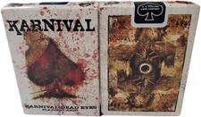Karnival Dead Eyes Playing Cards 2nd Edition by Bicycle USPC Magic 3 Gaff Tricks