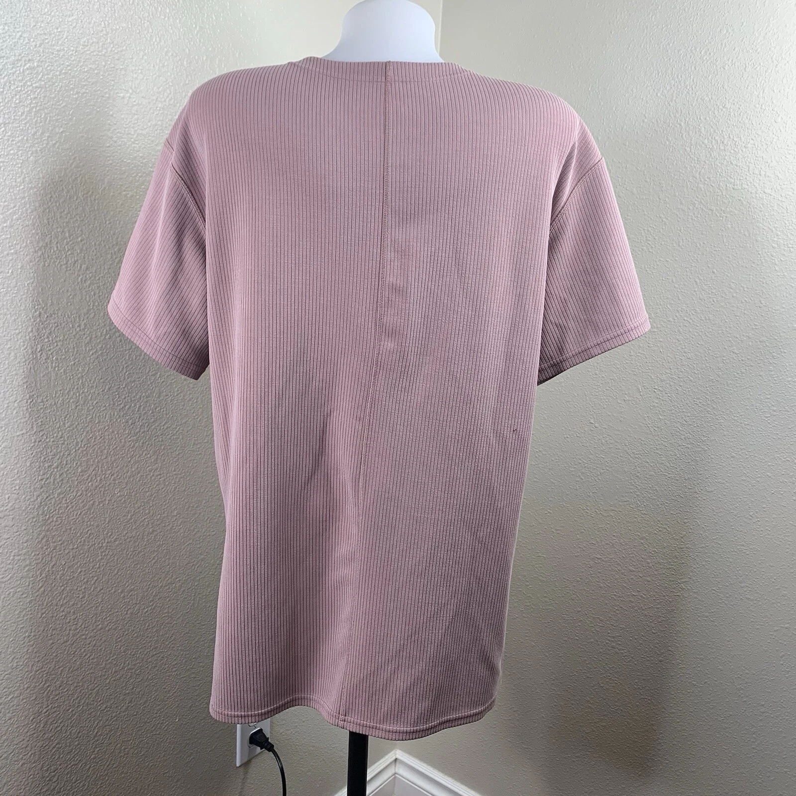 lululemon ribbed softstreme relaxed fit oversized shirt