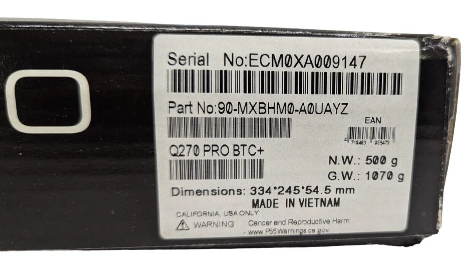 Asrock Q270 Pro BTC+ Intel® Q270 LGA 1151 (Socket H4) ATX - Imagen 3 de 4