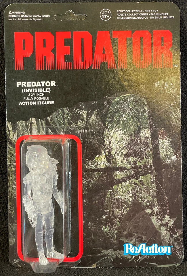 RARO 2013 Super 7/ReAction 3.75" PREDATOR Figura de Acción CONJUNTO DE 5 VARIANTES SIN USAR, EN CAJA Foto 4 de 4