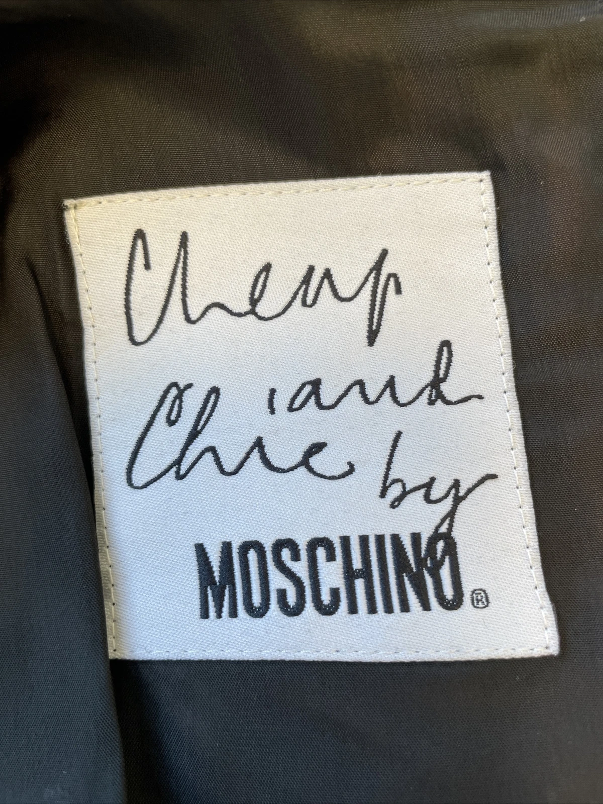 CHEAP AND CHIC BY MOSCHINO ABITO DONNA DRESS WOMAN VINTAGE JHA431