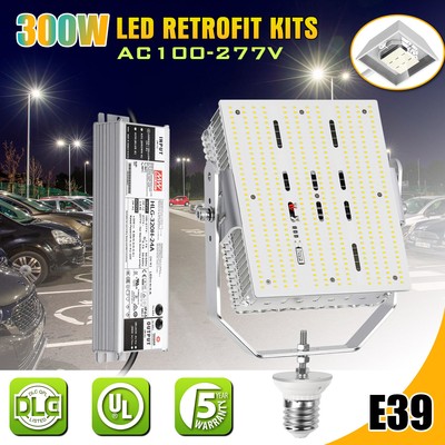 42000LM -300Watt LED Retrofit Kits Light Commercial Shoebox Replace Pole Fixture