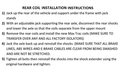 MaxTrac 271130 3" Rear Drop Coil Springs Fits 1965–1972 Chevy C10 2WD Truck - Picture 22 of 24