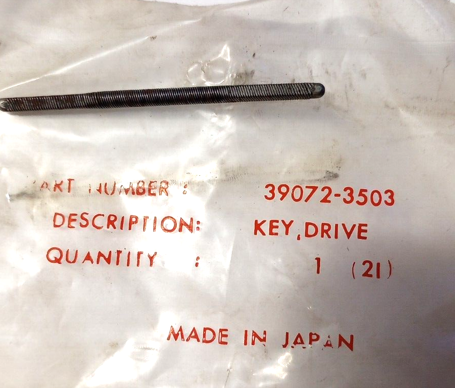 Kawasaki Intruder, Invader Speedometer Adapter Key NOS 39072-3501