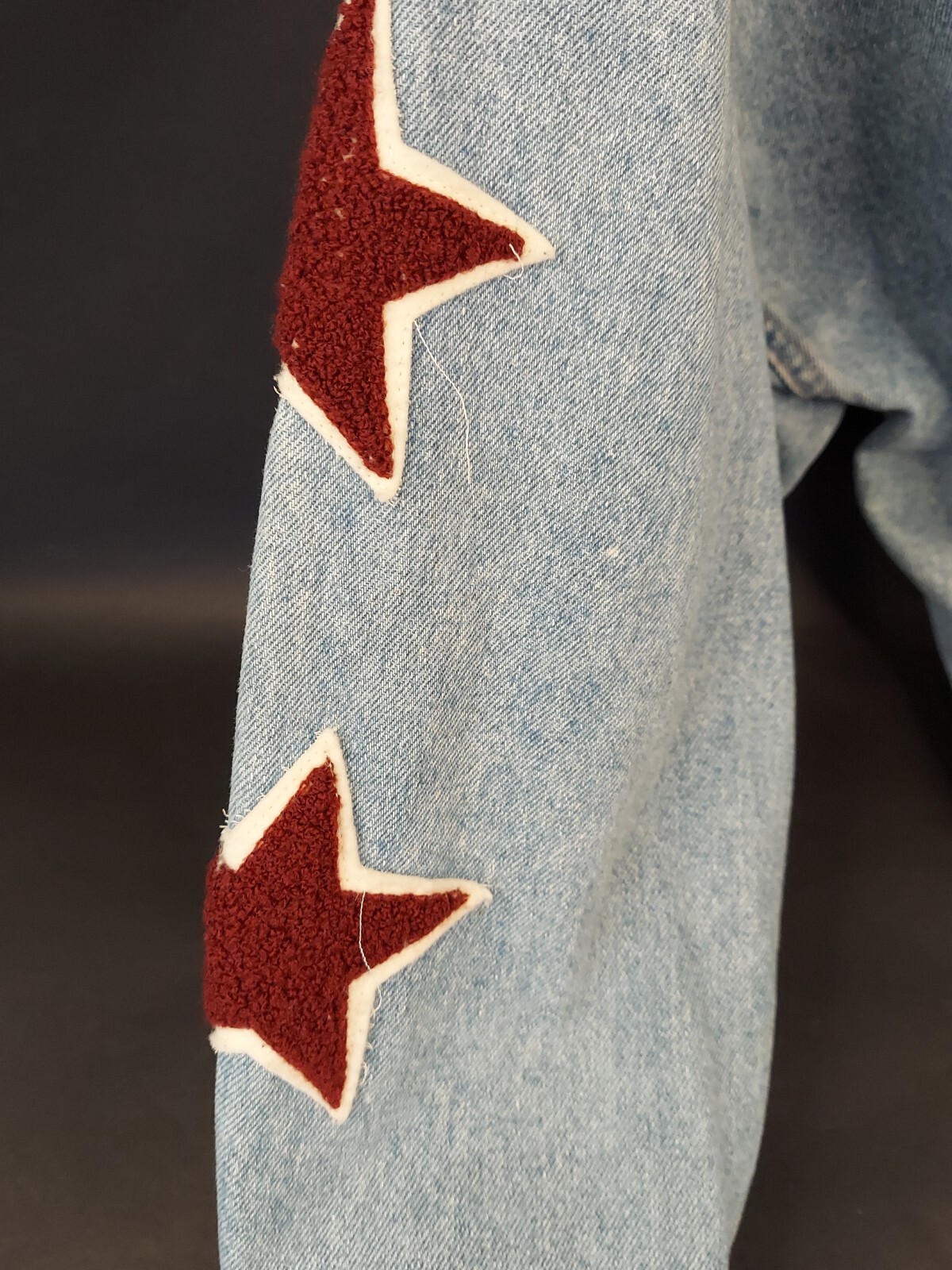 Vintage Et Vous Robot Patch Oversized Denim Jacket Rare FRANCE image 4