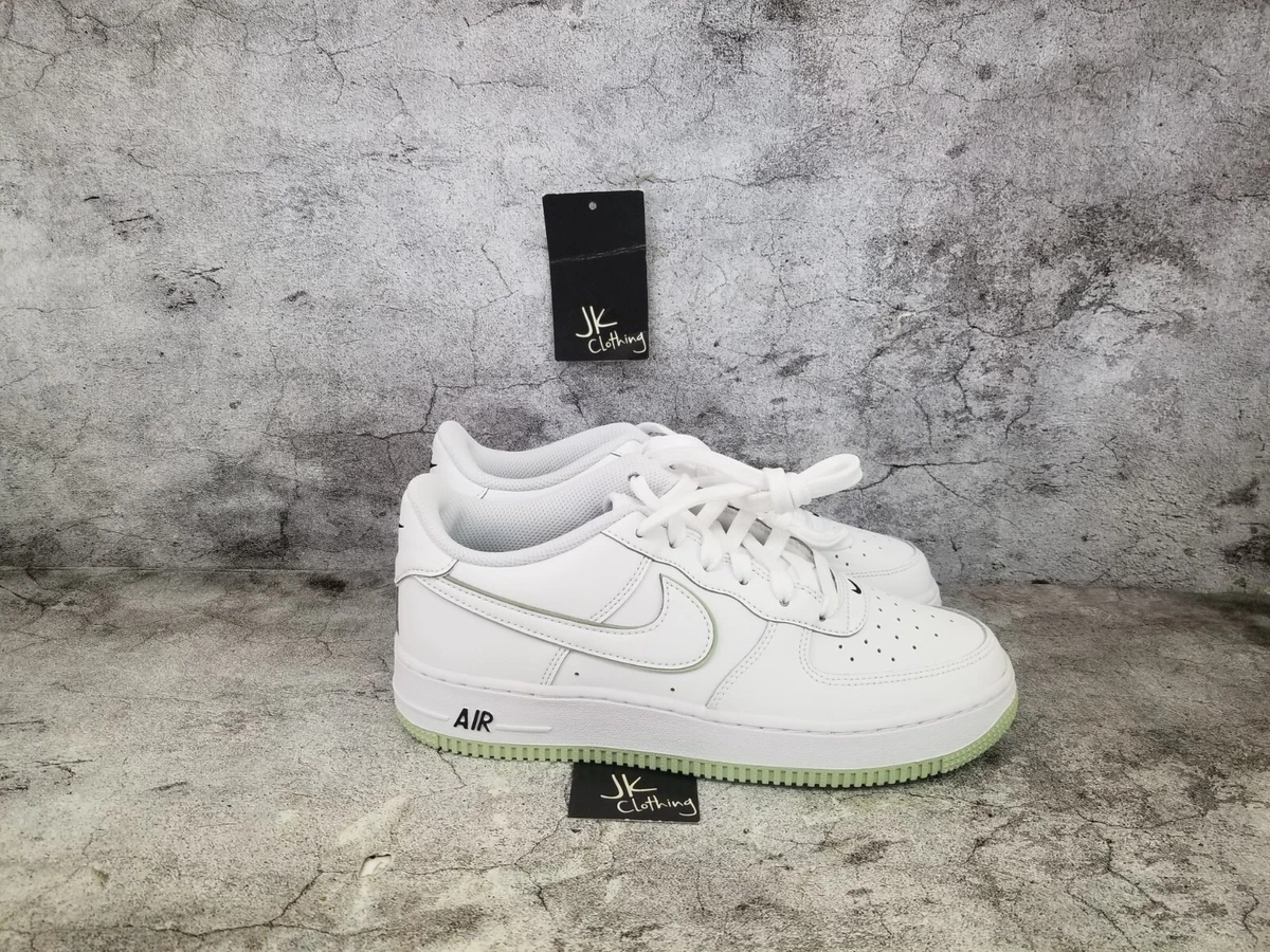 Air force 1 gs white best sale black