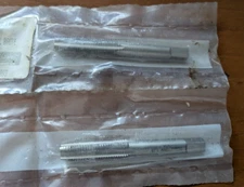 (2) M10 X 1.25 Plug Hand Tap Hanson Carbon Steel Metric 6H 4FL USA